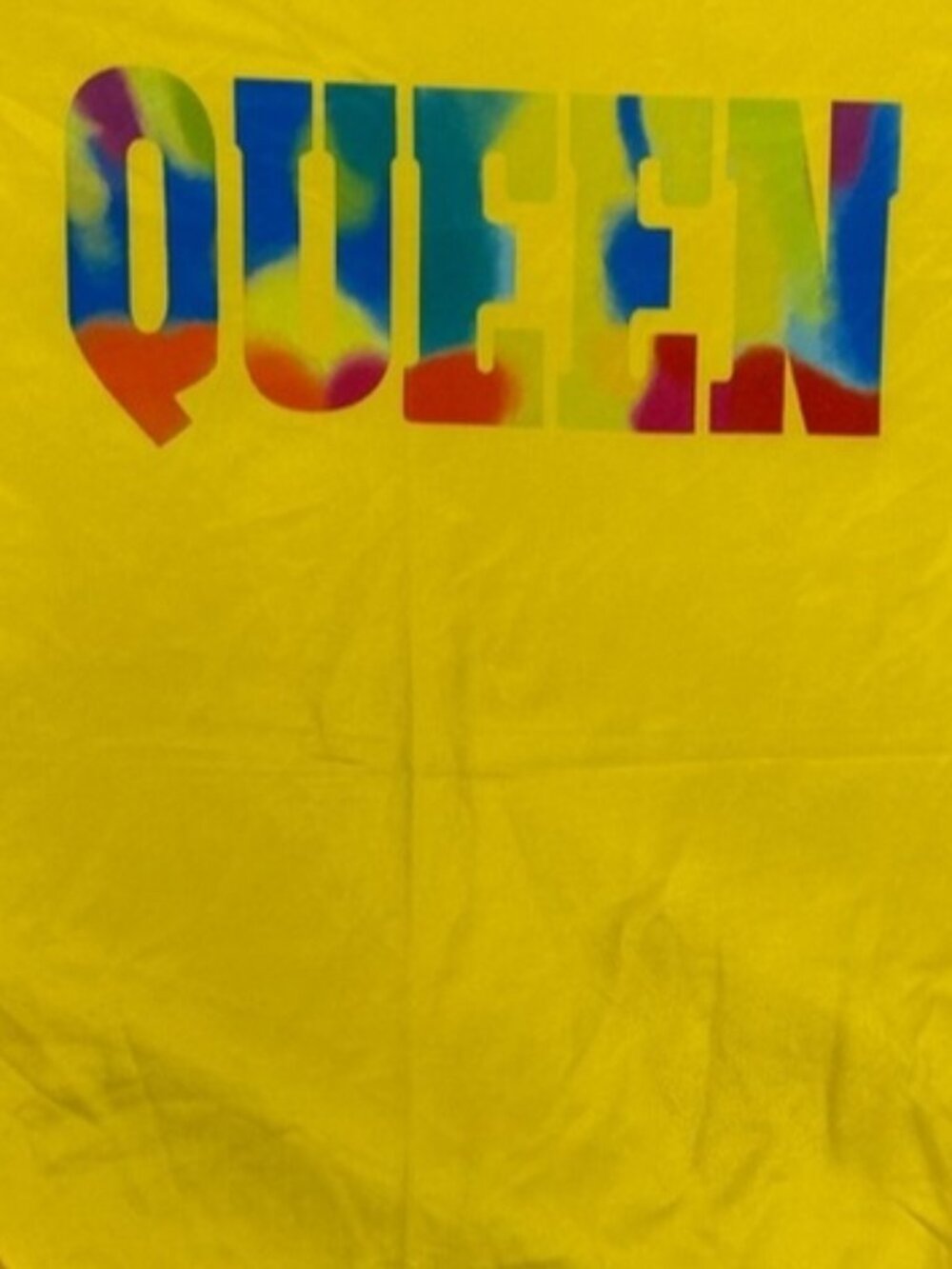 SWO Yellow 'Queen' Graphic Dress